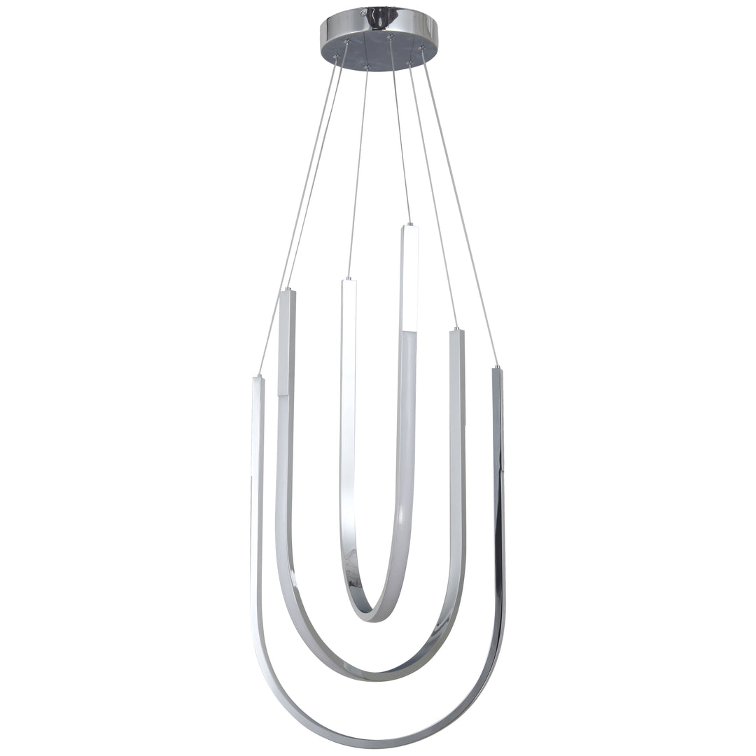 Dainolite 62W Pendant Aged Brass with White Silicone Diffuser