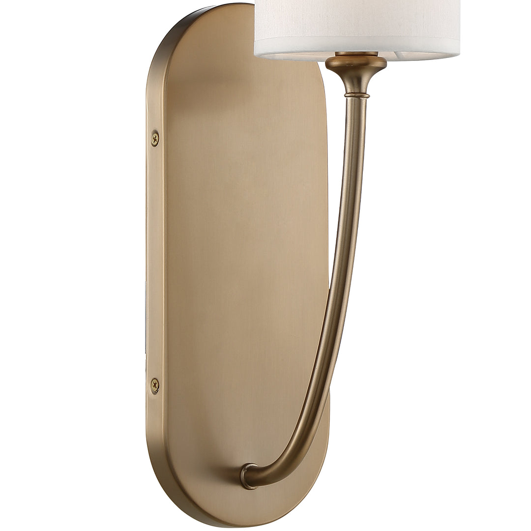 Crystorama Preston 1 Light Vibrant Gold Sconce