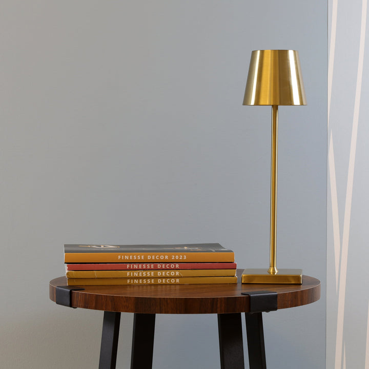 Beam Column Rechargeable Table Lamp // Gold