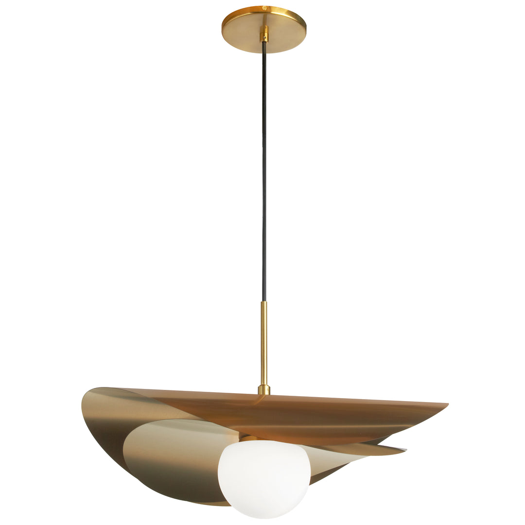 Dainolite 12W LED Paven Pendant Aged Brass