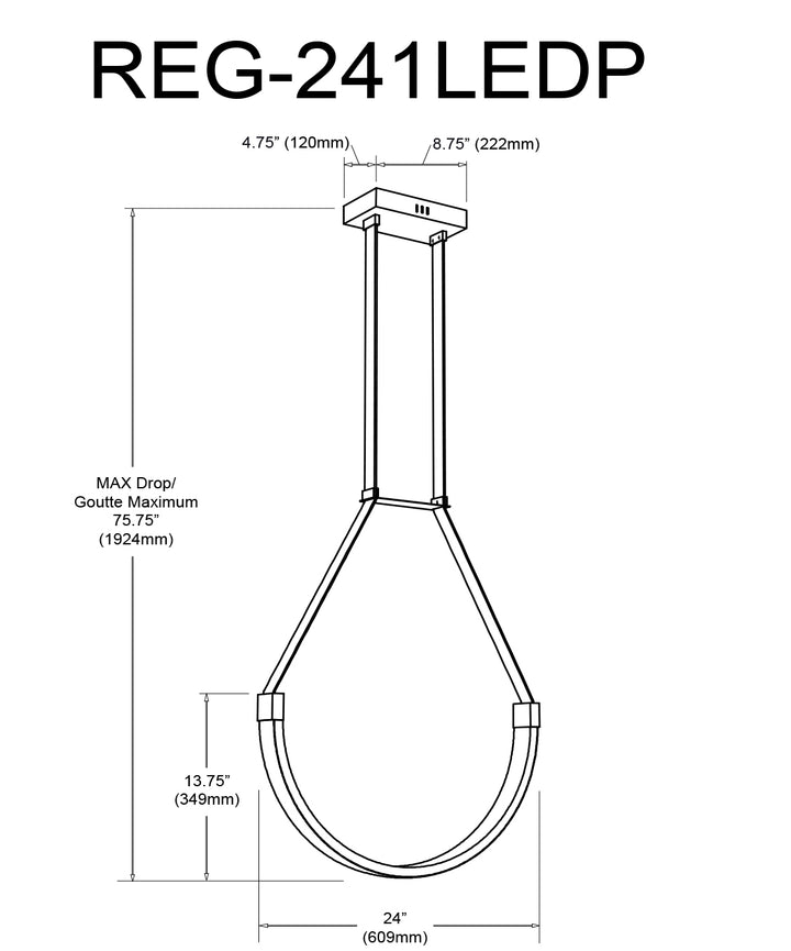 Dainolite 30W Pendant Aged Brass with White Silicone Diffuser