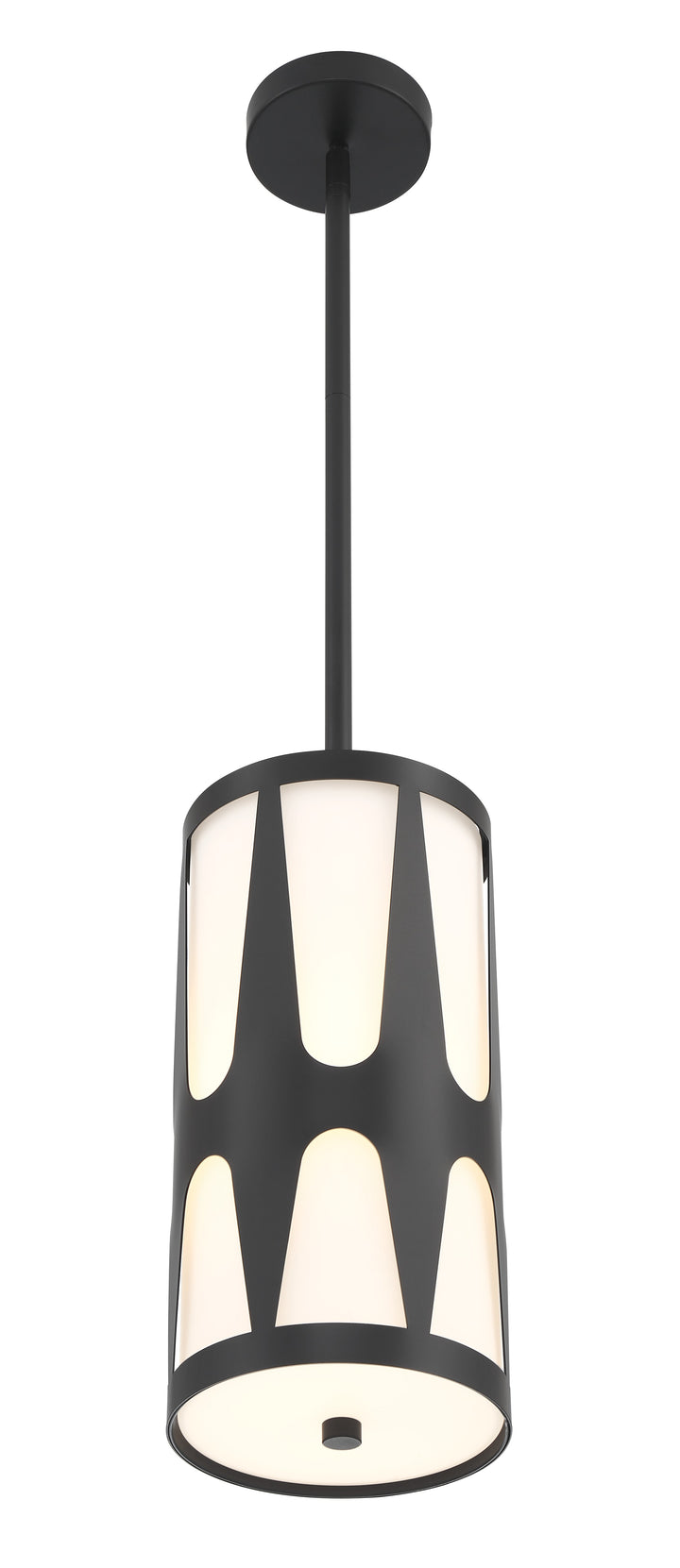 Crystorama Royston 1 Light Antique Gold Mini Pendant