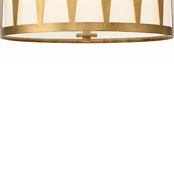 Crystorama Royston 4 Light Antique Gold Mini Chandelier