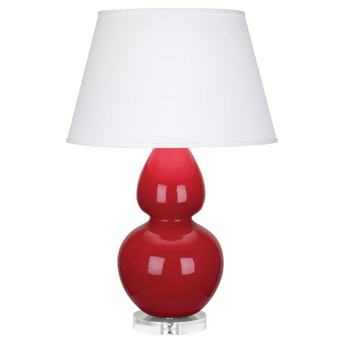 Ruby Red Double Gourd Table Lamp-Style Number RR23X