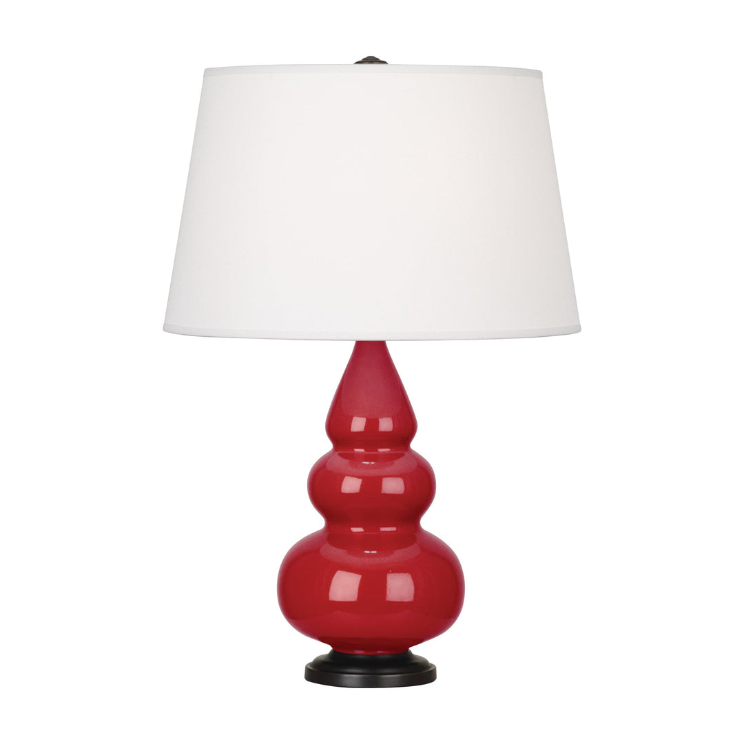 Ruby Red Small Triple Gourd Accent Lamp-Style Number RR31X