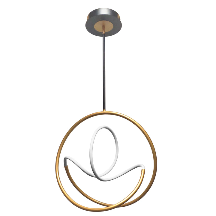 Dainolite 27W Pendant Gold & Matte Black