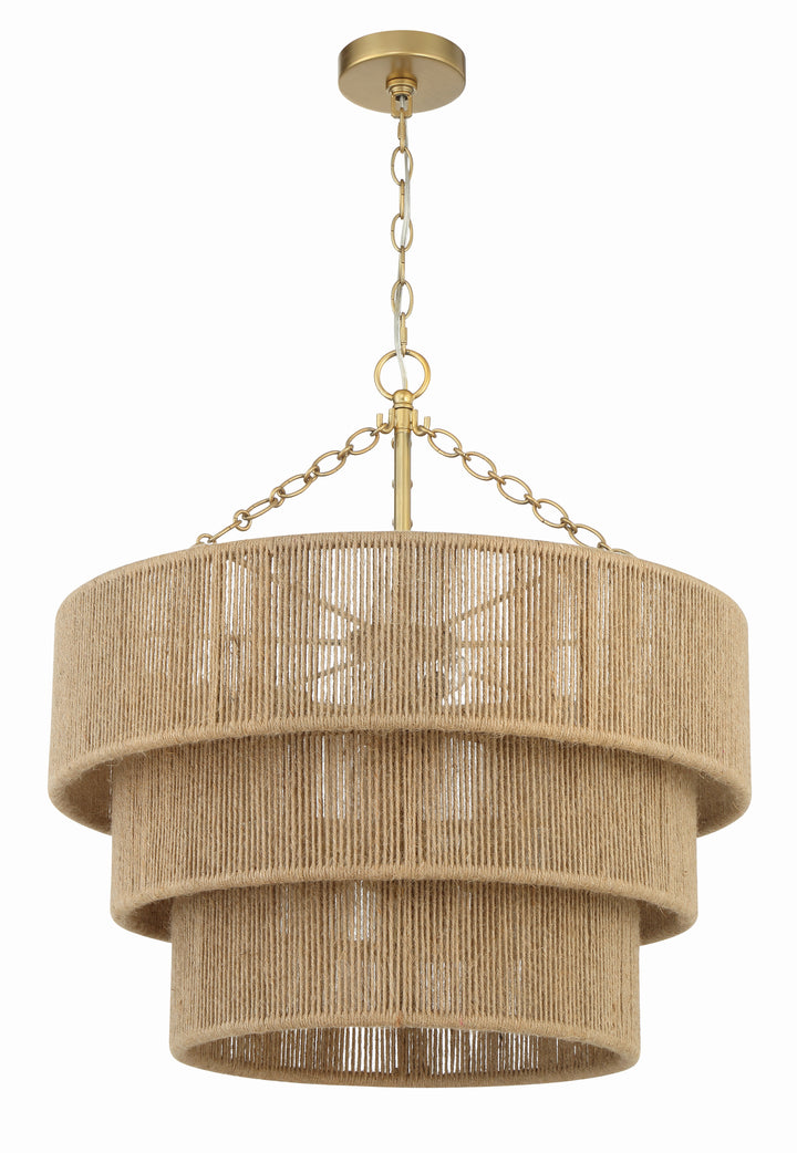 Crystorama Shyla 10 Light Soft Gold Chandelier