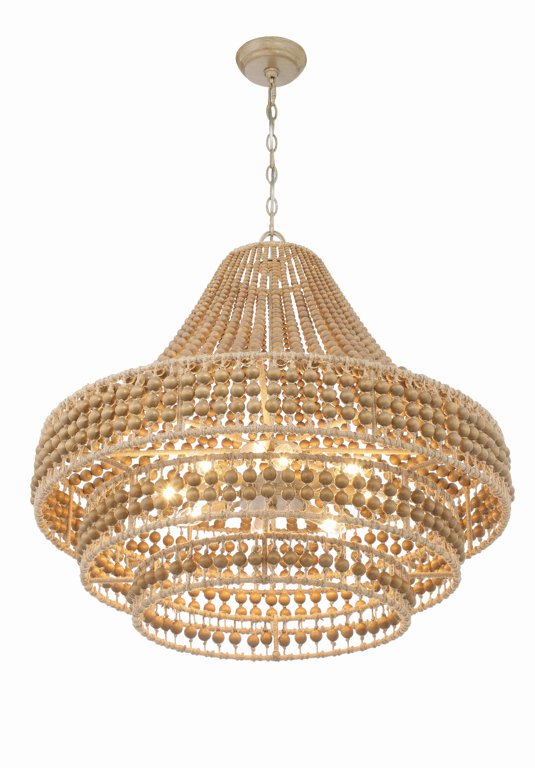 Crystorama Silas 8 Light Burnished Silver Chandelier