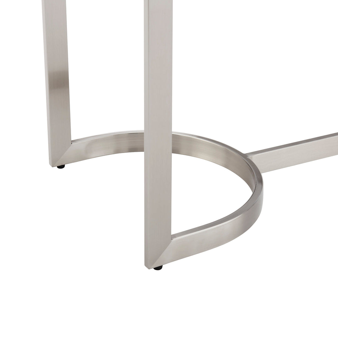 Finesse Decor Aristo Luxe Chrome Console Table