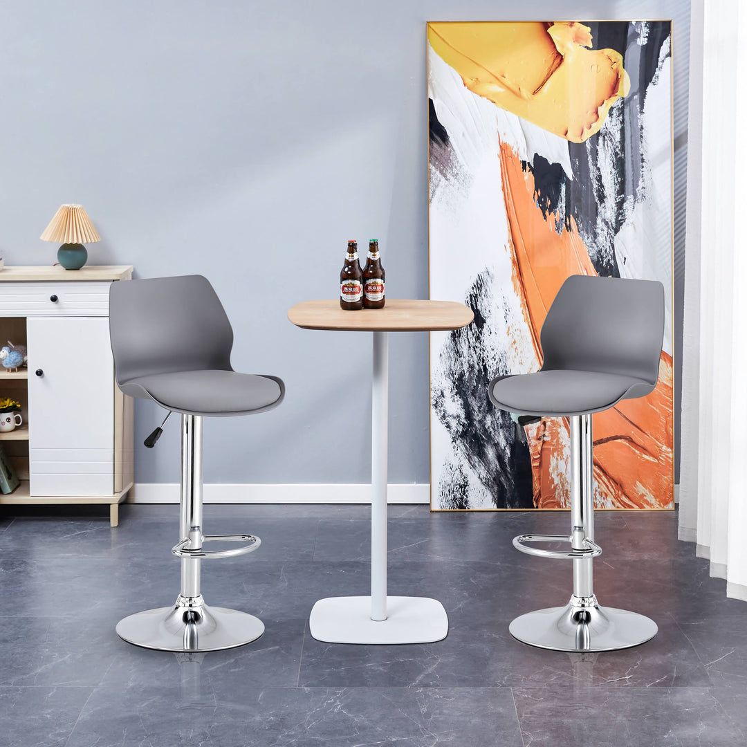 Celestial Heights Adjustable - Set of Two Stools // Gray