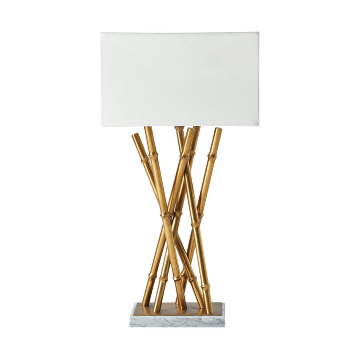 Kesden Table Lamp, Brass/Marble