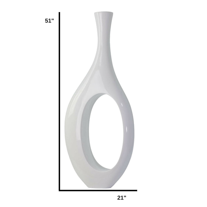 Finesse Decor Trombone Vase // Large White