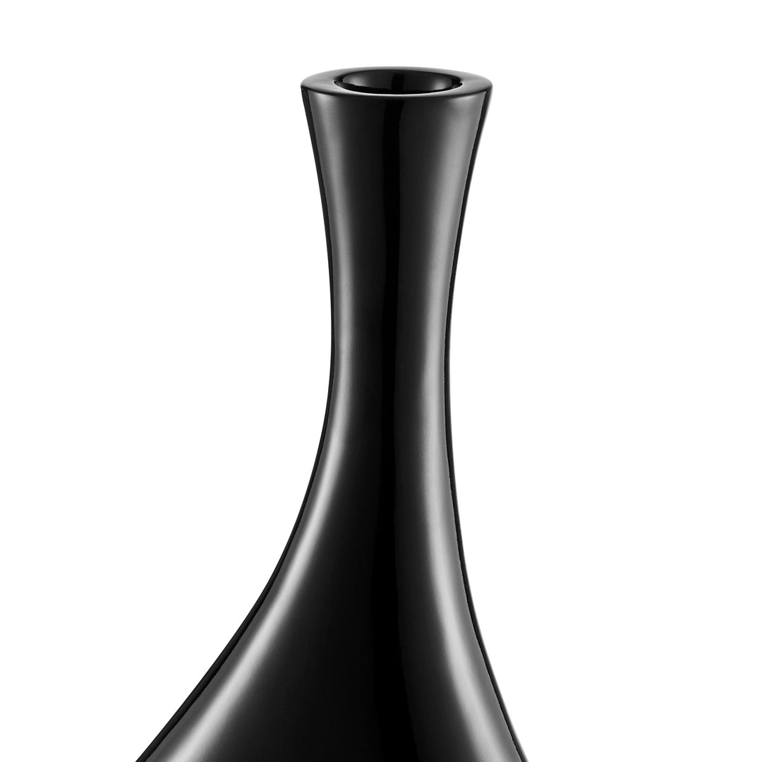 Finesse Decor Trombone Vase // Small Black