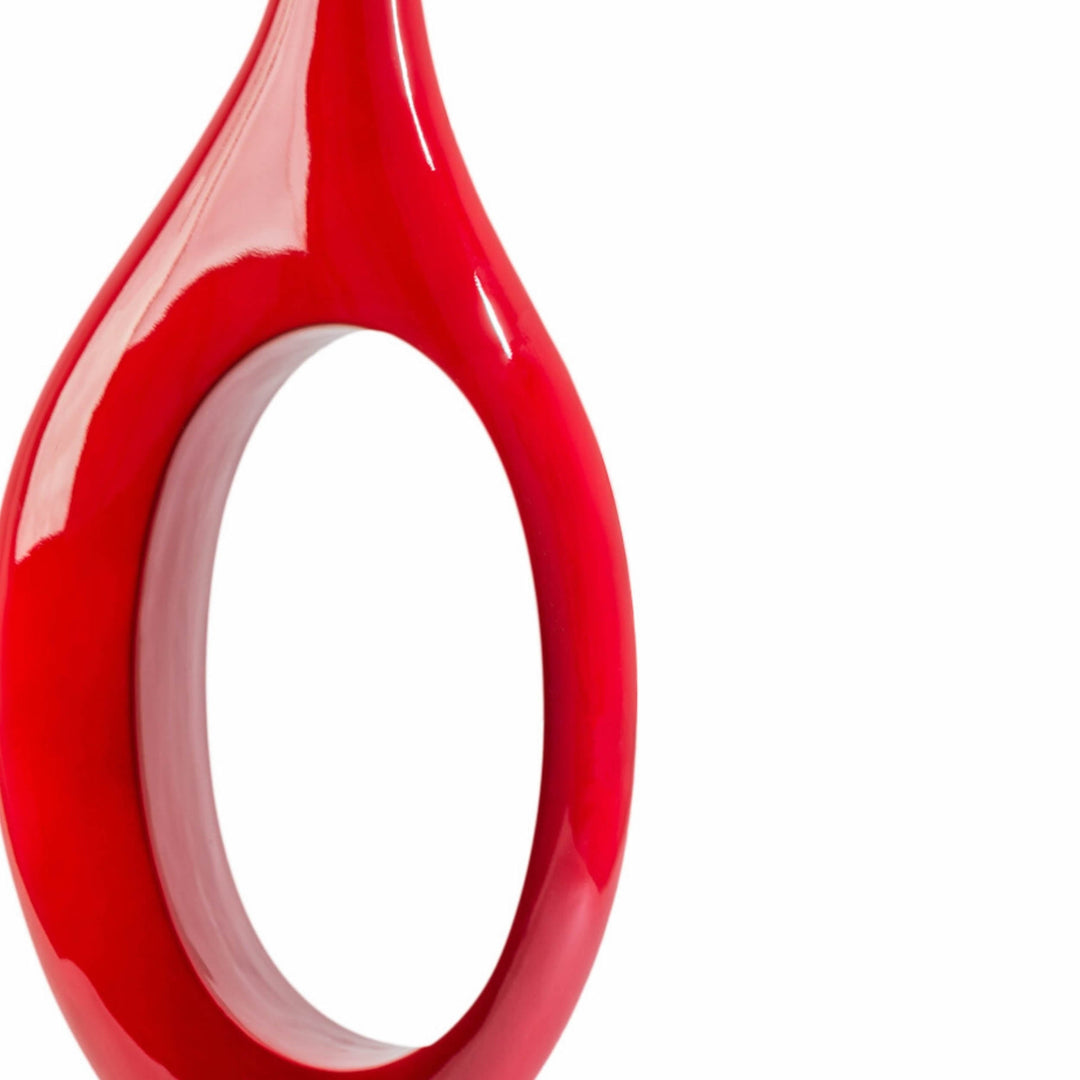 Finesse Decor Trombone Vase // Small Red