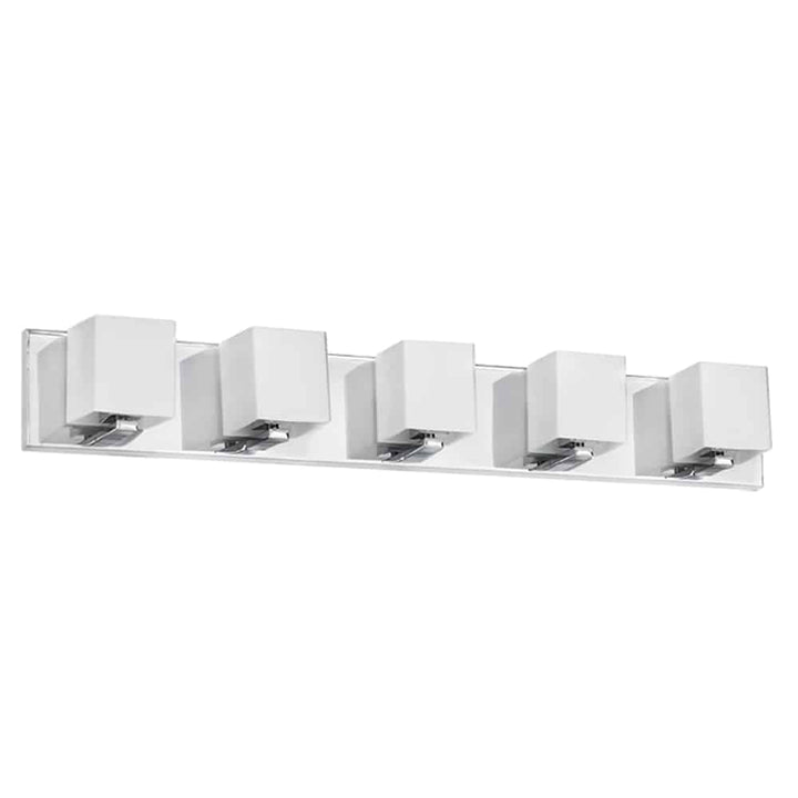 Dainolite 6 Light Vanity, Polished Chrome Finish