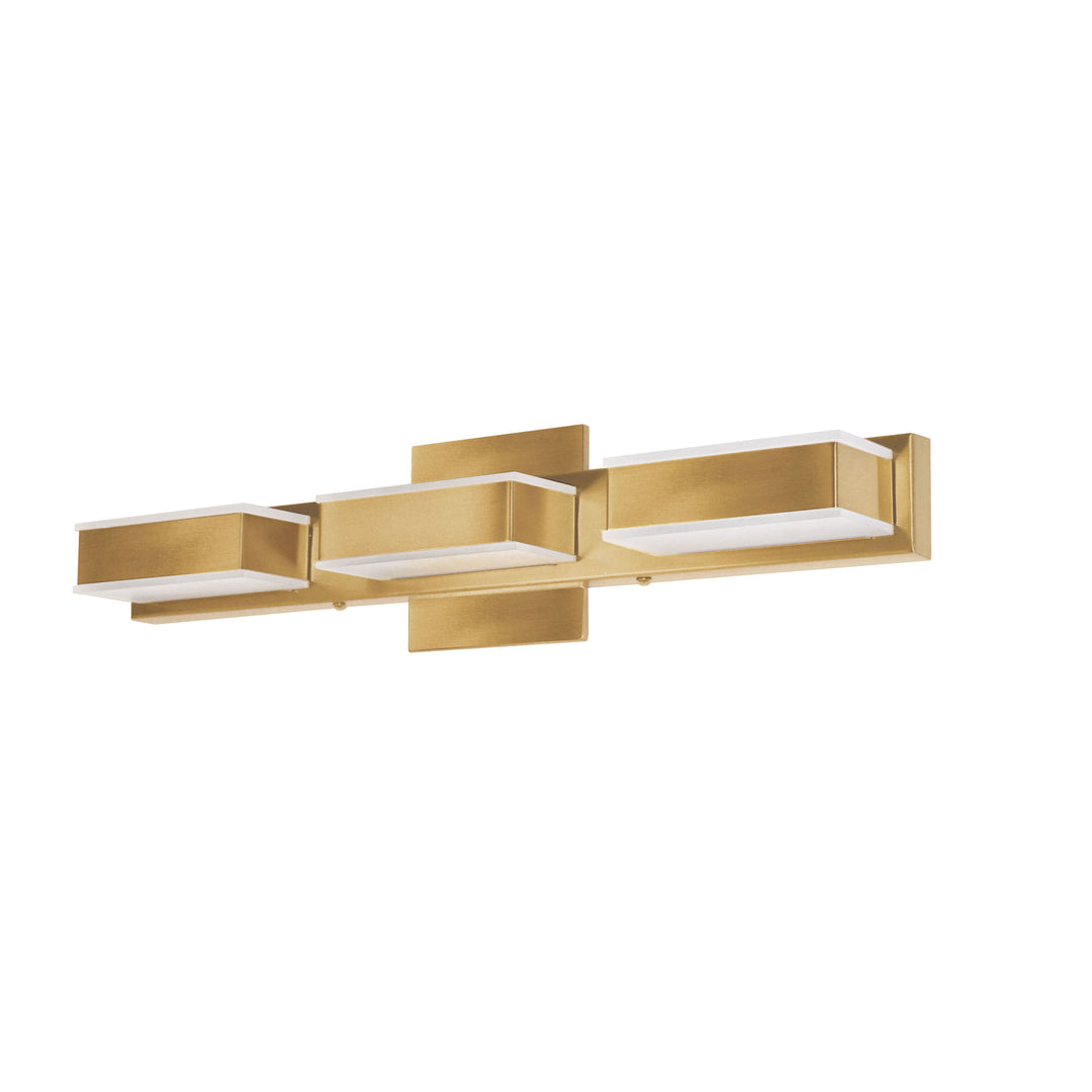 Dainolite 3 Light LED Wall Vanity Gold Finish