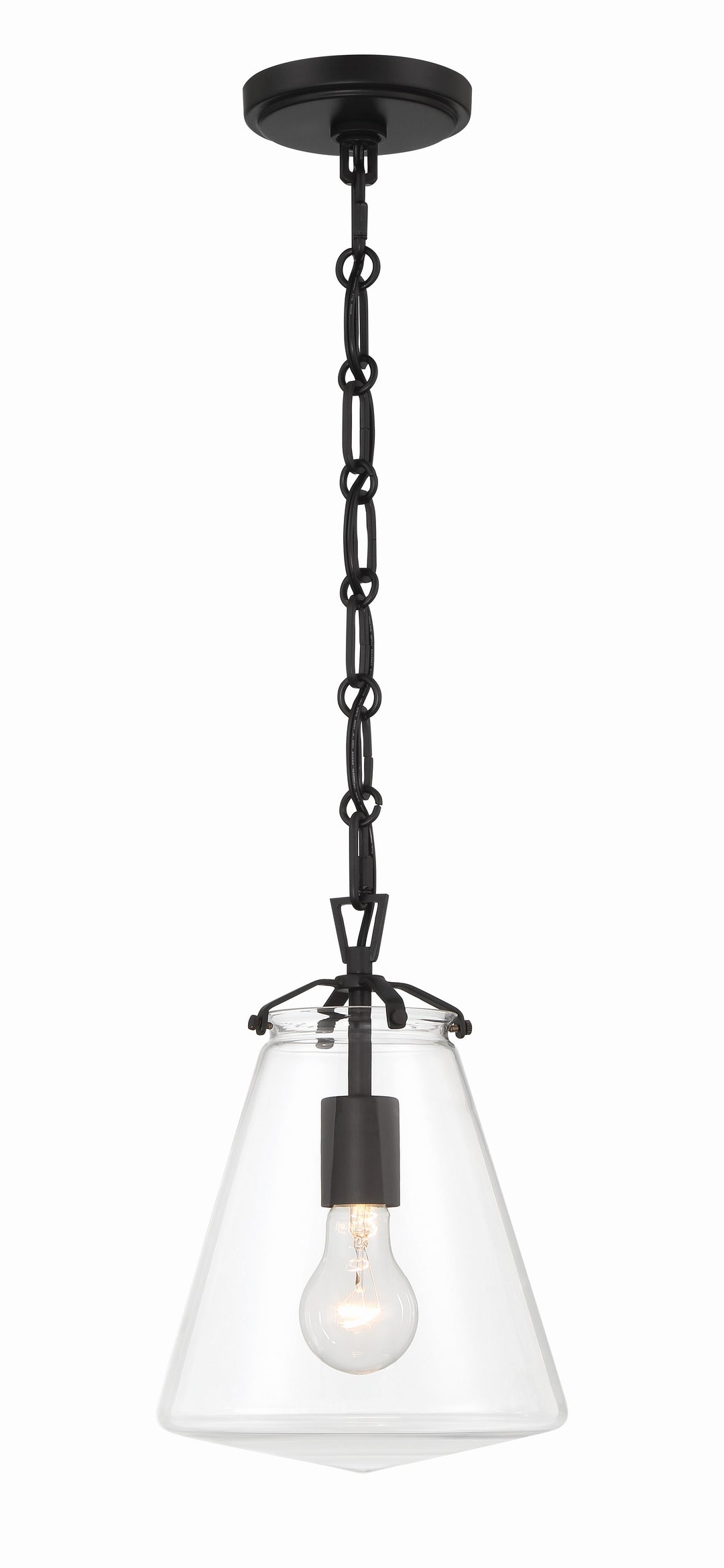 Voss 1 Light Luxe Gold Mini Pendant