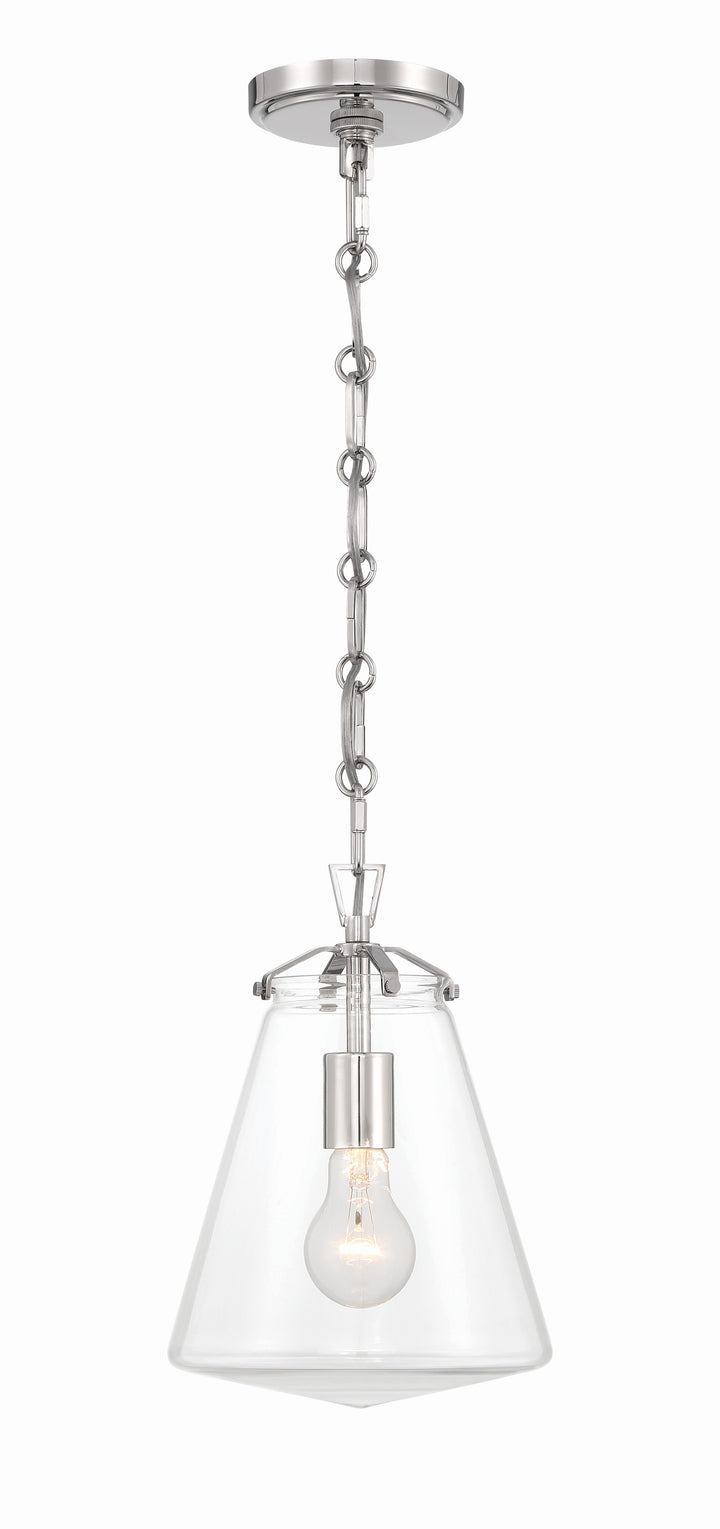 Voss 1 Light Luxe Gold Mini Pendant