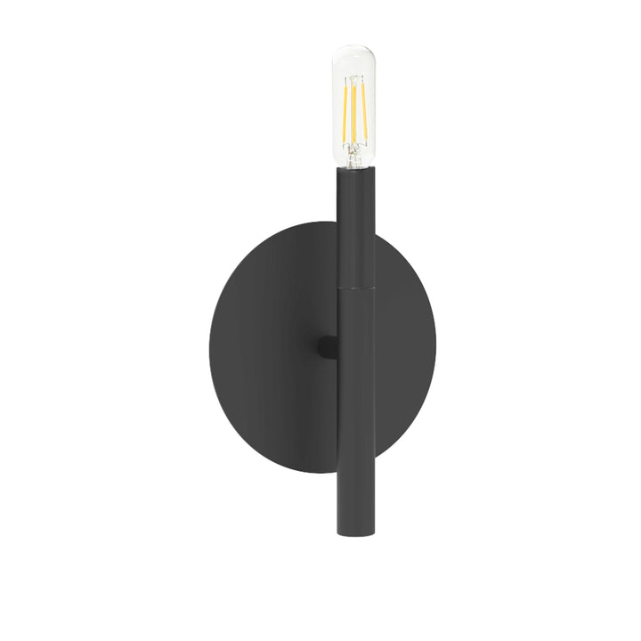 Dainolite 1 Light Incandescent Wall, Sconce Matte Black