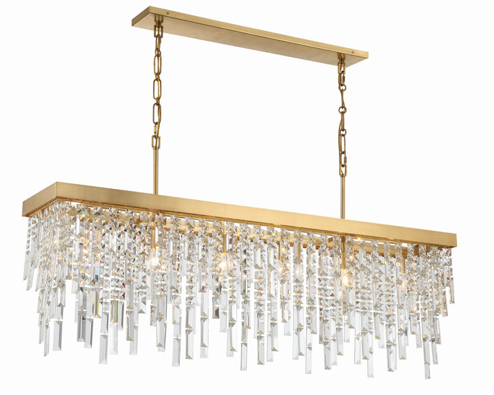 Crystorama Winfield 6 Light Antique Gold Chandelier