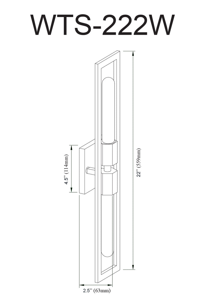 Dainolite 2 Light Incandescent Wall Sconce, Aged Brass