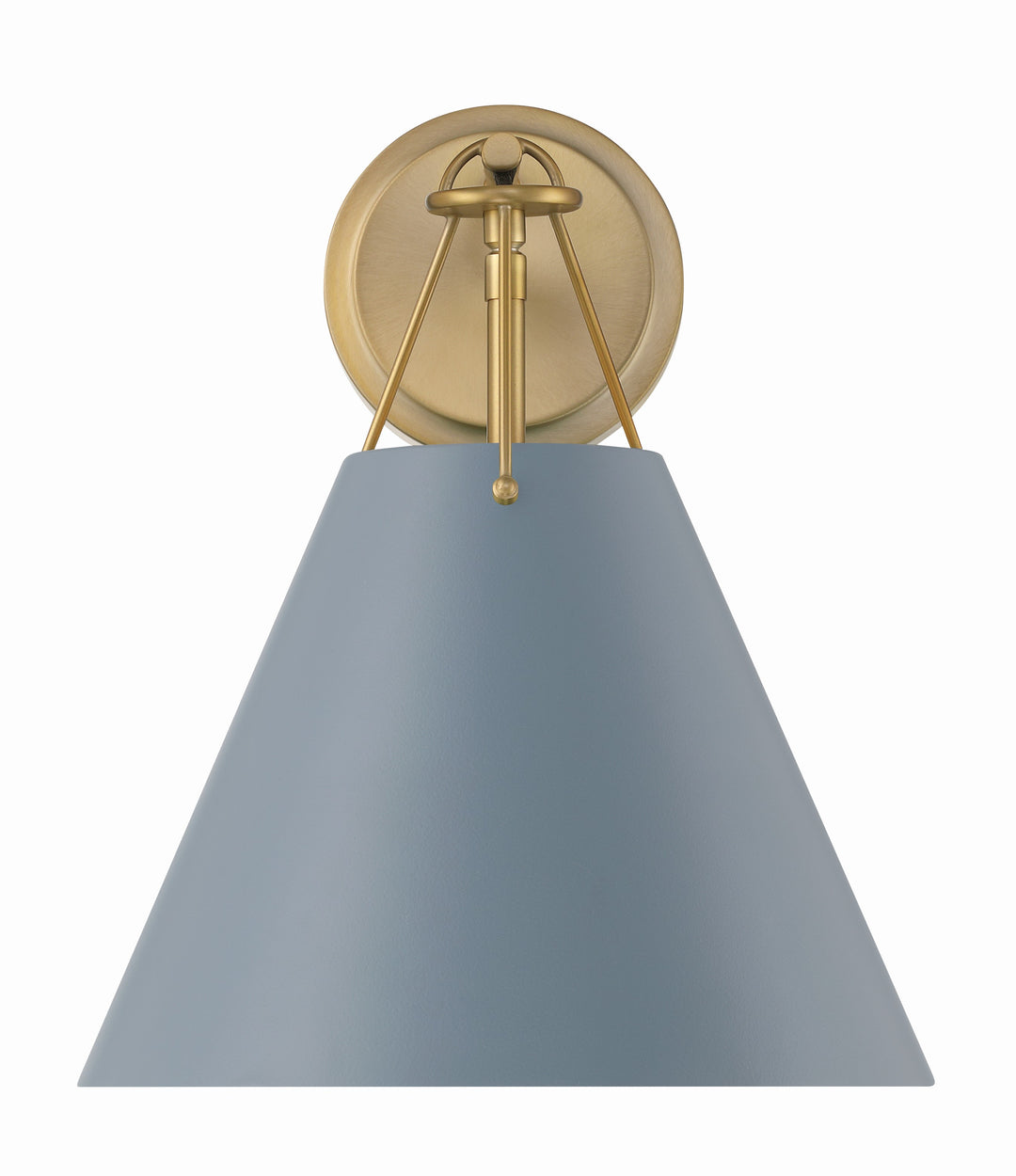 Crystorama Xavier 1 Light Matte Black Sconce