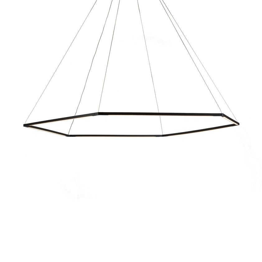 Z-Bar Pendant Medium Honeycomb, 52"x45"