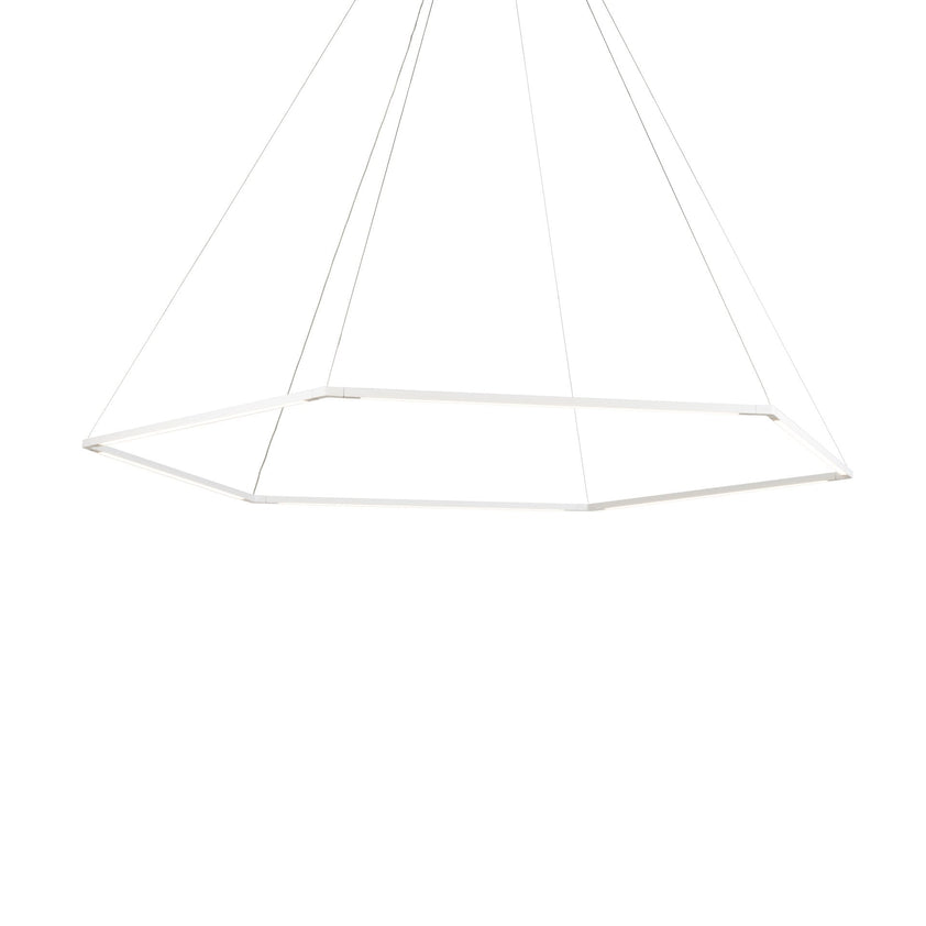 Z-Bar Pendant Medium Honeycomb, 52"x45"