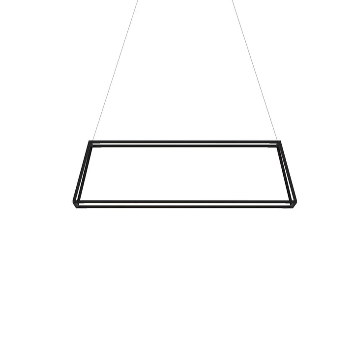 Z-Bar Pendant Rise Small Rectangle