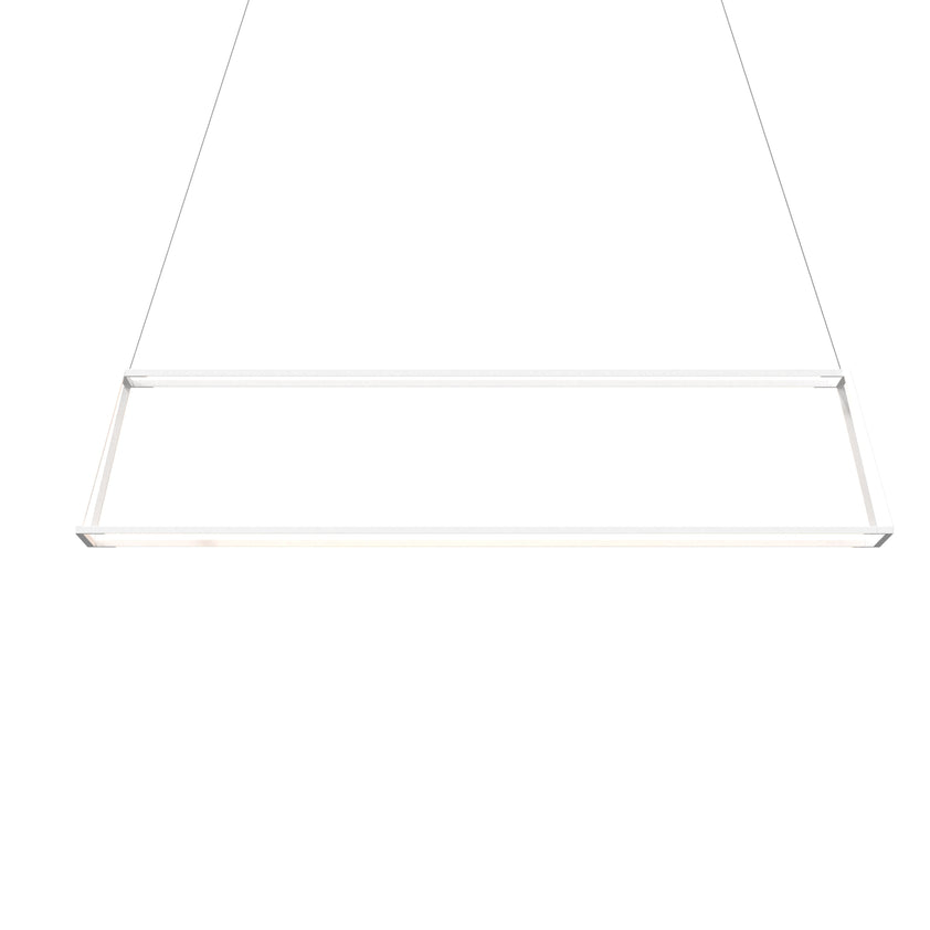 Z-Bar Pendant Rise Large Rectangle