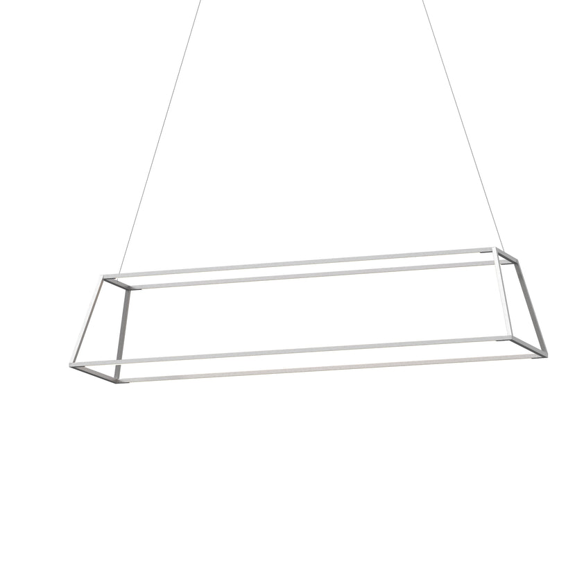 Z-Bar Pendant Rise Large Rectangle