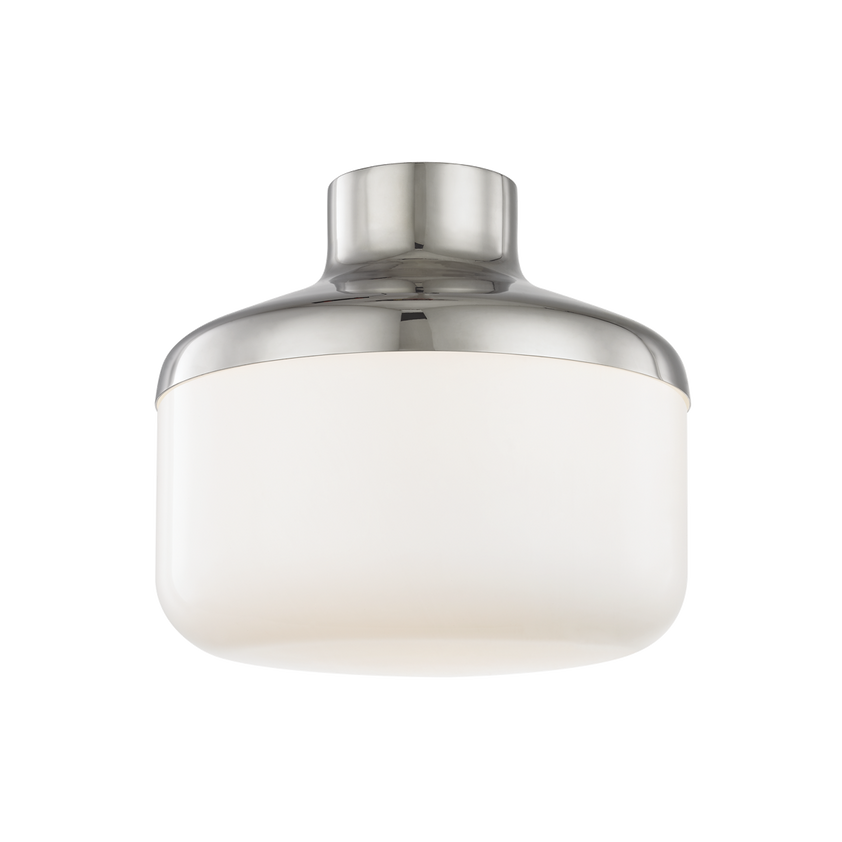 Livvy Flush Mount 11" - Polished Nickel