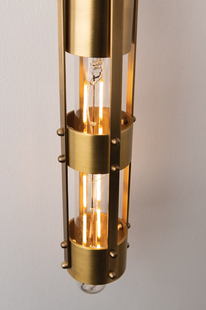 Violet Wall Sconce 13" - Polished Nickel