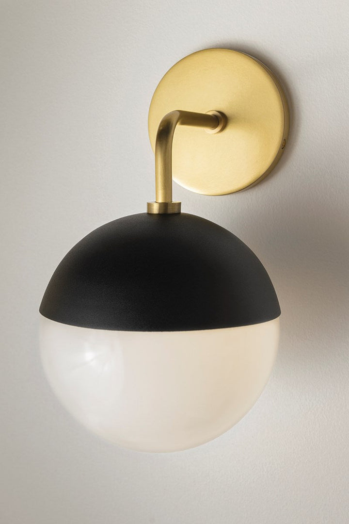 Renee Wall Sconce 22" - Aged Brass/Dusk Black