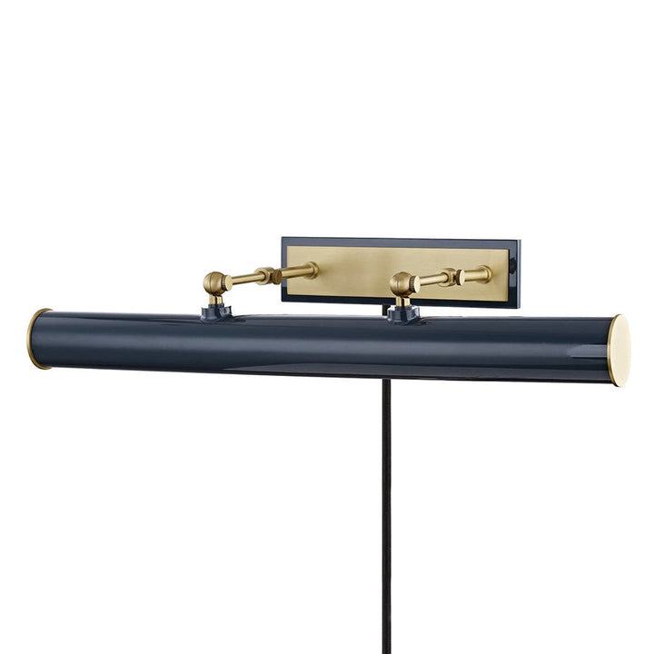 Holly Picture Light 24" - Aged Brass/Navy