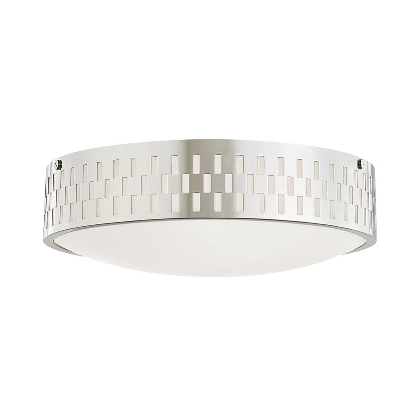 Phoebe Flush Mount 14" - Polished Nickel