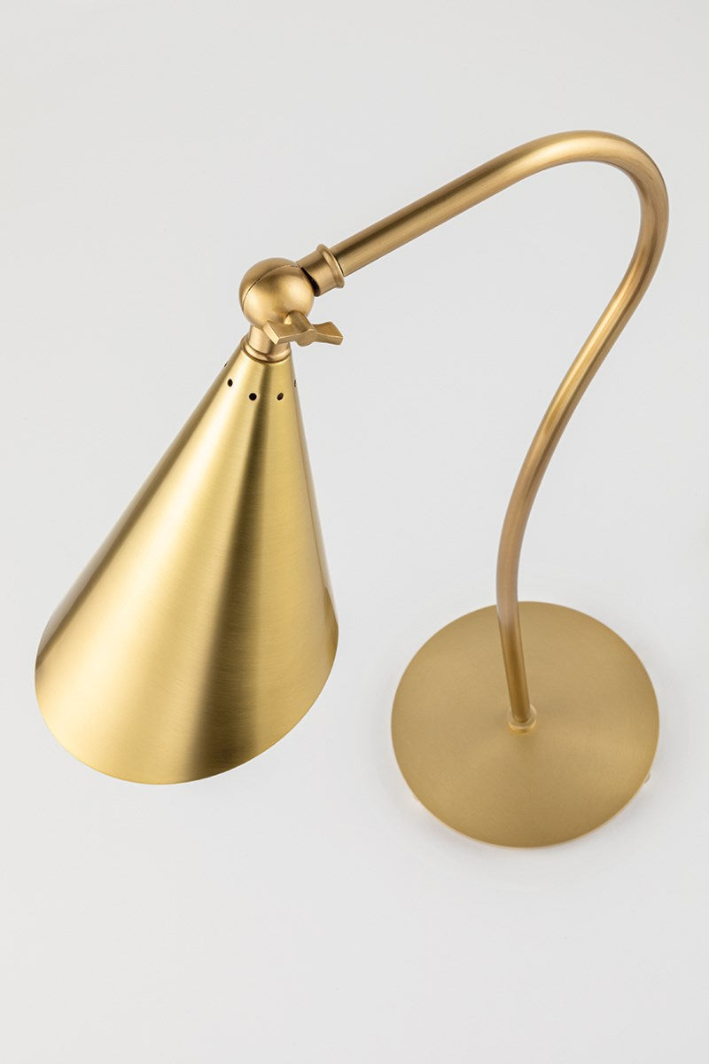 Lupe Wall Sconce - Aged Brass