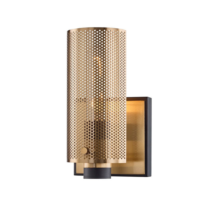 Pilsen Wall Sconce 8" - Modern Bronze And Aged Brass