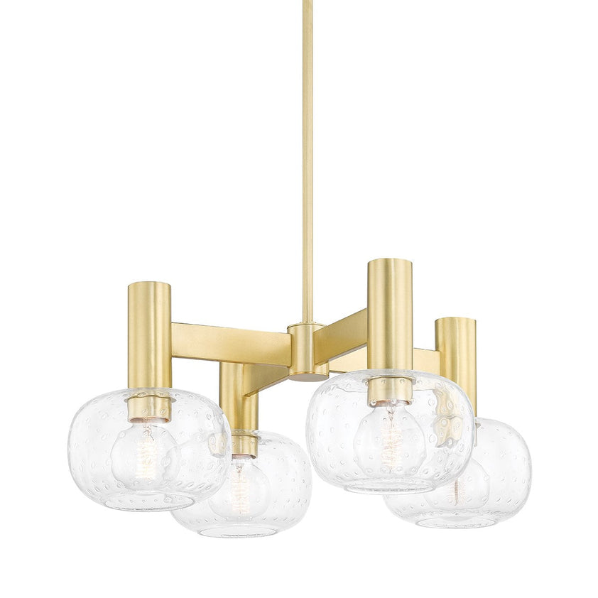 Harlow Chandelier 23" - Aged Brass