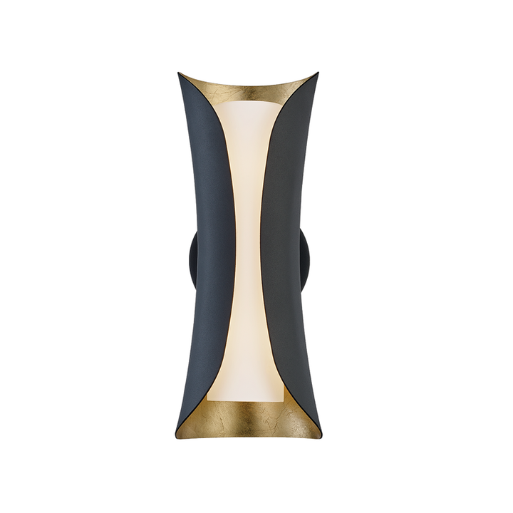 Josie Wall Sconce - Gold Leaf/Dusk Black