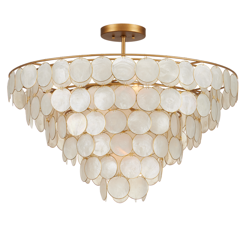 Bon Vivant Large Semi-Flush Mount