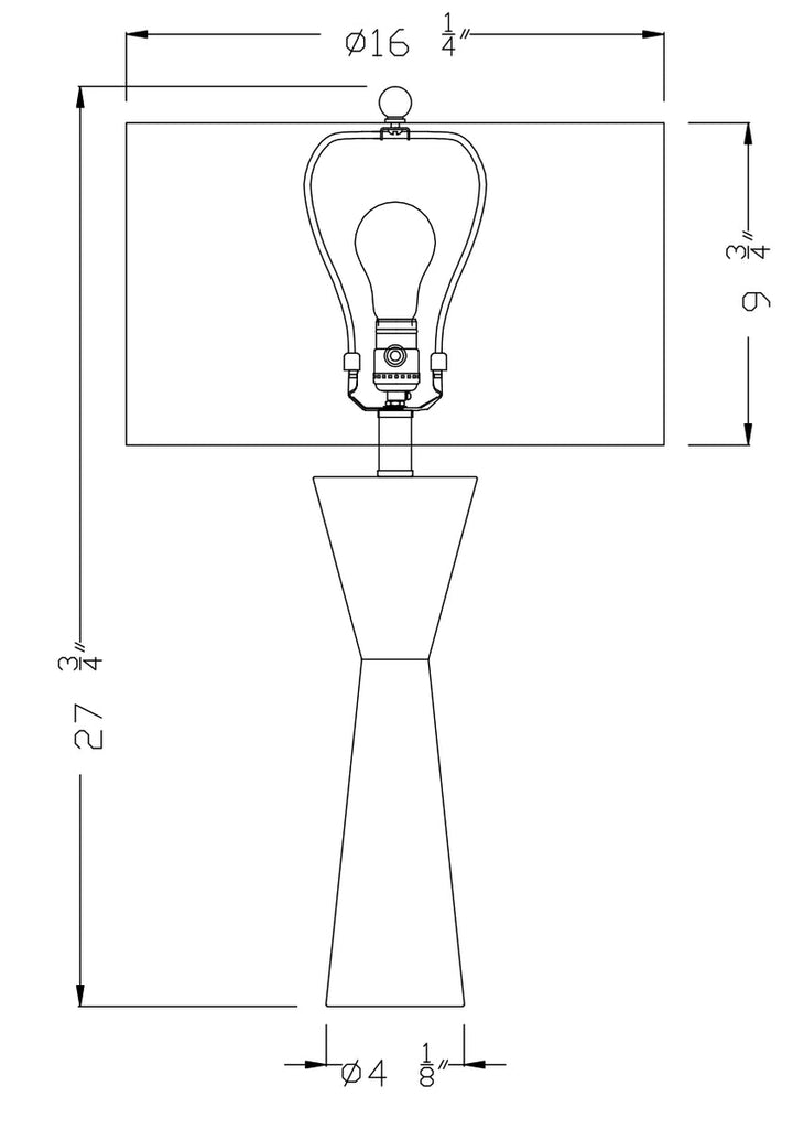 Dark Essex Table Lamp