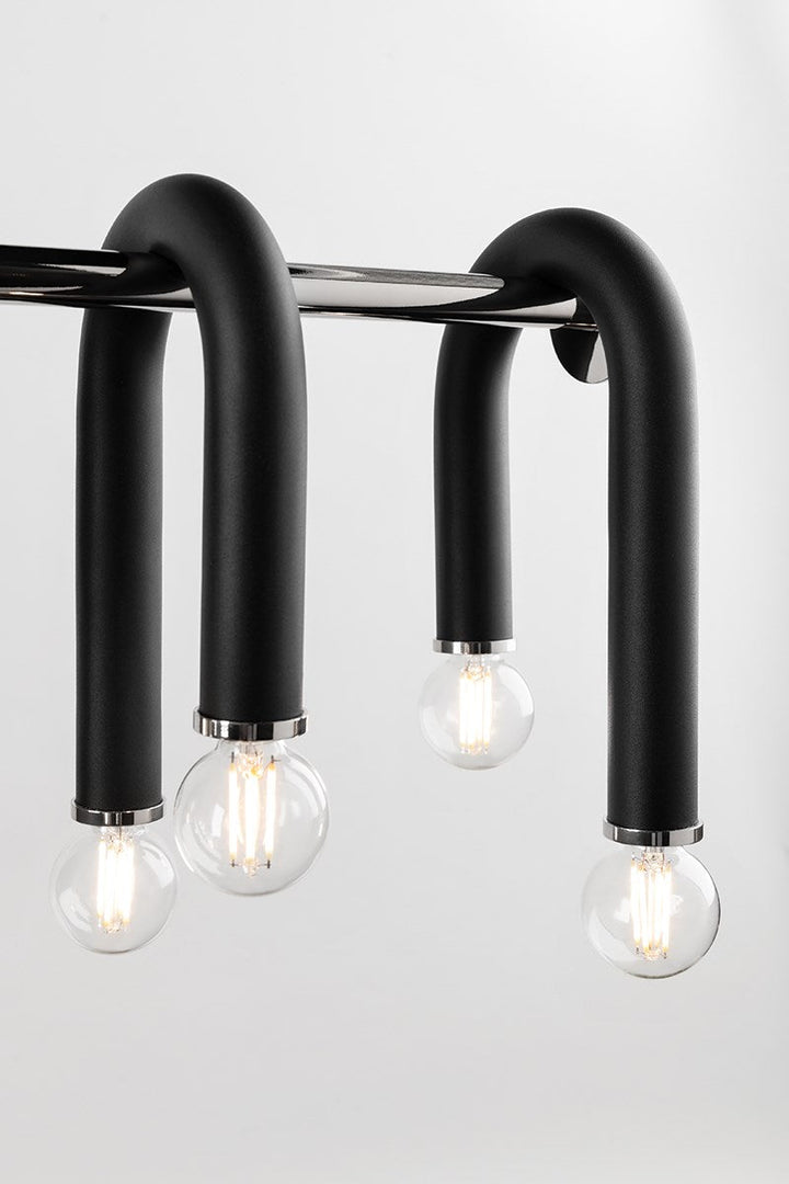 Whit Pendant - Polished Nickel/Dusk Black