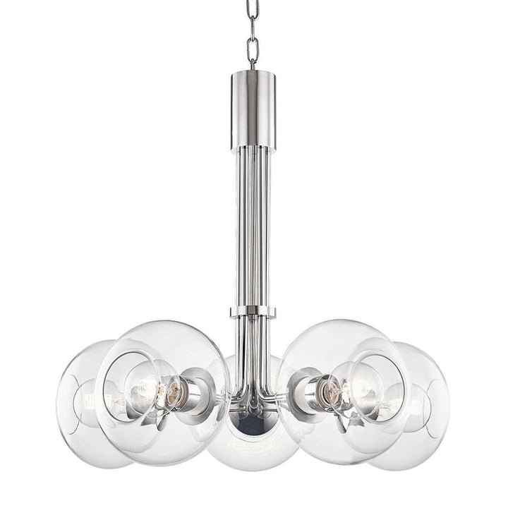 Margot Chandelier - Polished Nickel