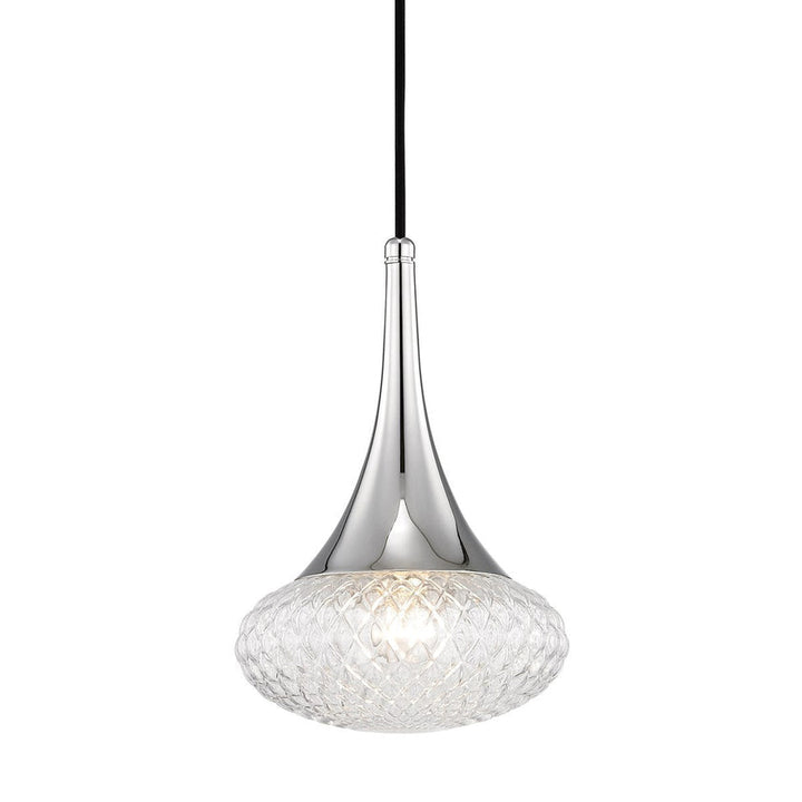 Bella Pendant 12" - Polished Nickel