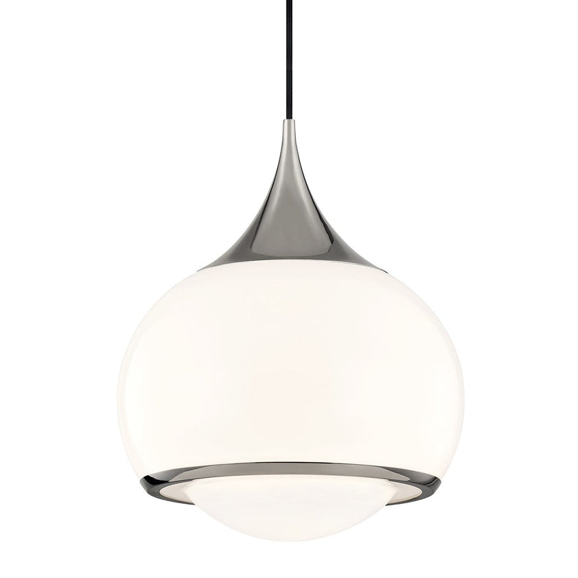 Reese Pendant 17" - Polished Nickel