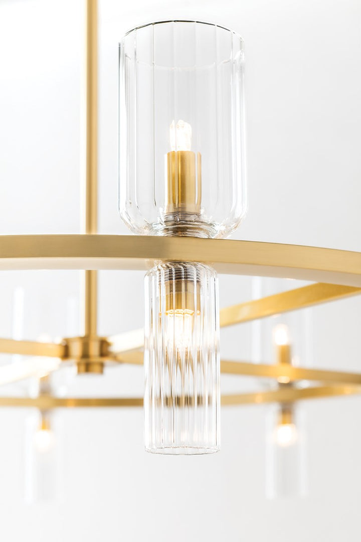 Tabitha Chandelier - Aged Brass