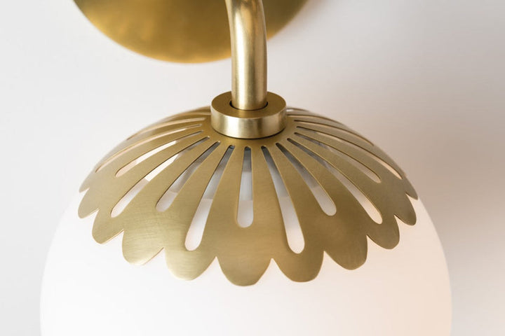 Paige Chandelier 14" - Aged Brass