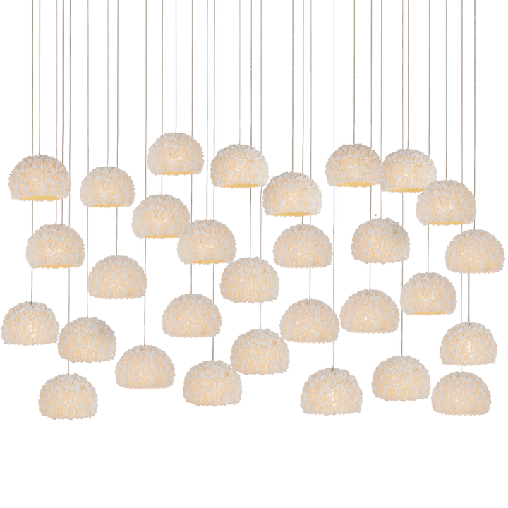 Virtu 30-Light Rectangular Multi-Drop Pendant