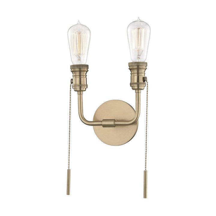 Lexi Wall Sconce 13" - Aged Brass